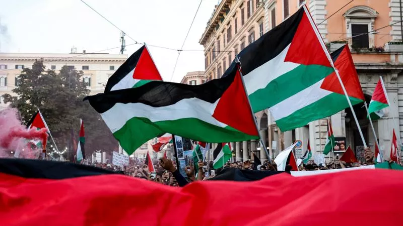 La comunità palestinese del Veneto in piazza per la pace