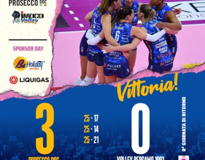 Non si arresta la marcia dell'Imoco Volley Conegliano