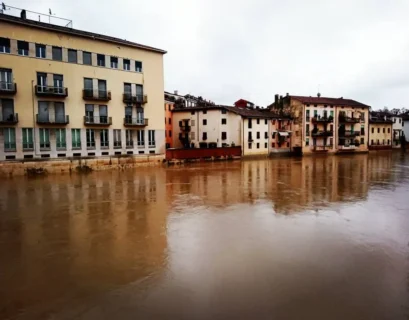 Il Veneto sta venendo colpito da pesanti piogge, ma i danni sono minimi