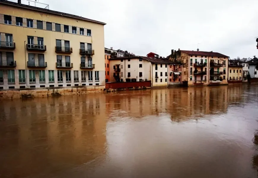 Il Veneto sta venendo colpito da pesanti piogge, ma i danni sono minimi